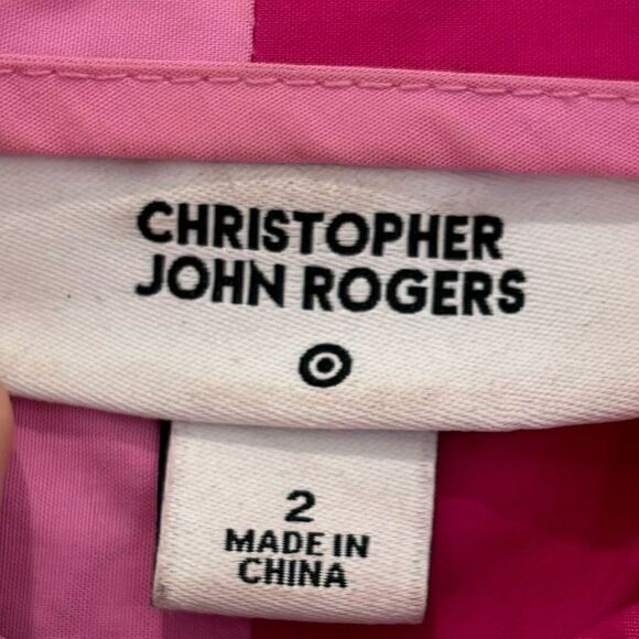 Christopher John Rogers x Target Two-Tone Pink Maxi Shirt Dress - Picture 12 of 12